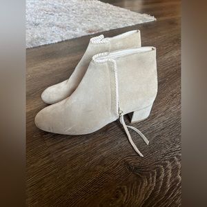 Camel Maje suede booties size 37